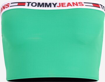 Tommy Hilfiger Underwear Bandeau Horní díl plavek – zelená: přední strana