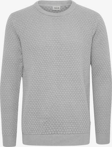 !Solid Sweater ' CLIVE ' in Grey: front