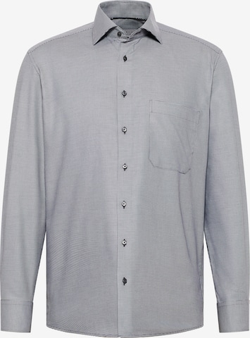 ETERNA Comfort fit Overhemd in Grijs: voorkant