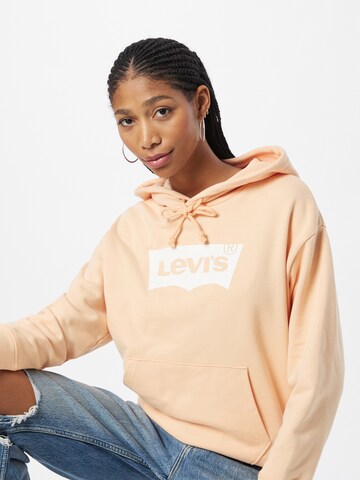 LEVI'S ® Sweatshirt 'Graphic Standard Hoodie' in Oranje