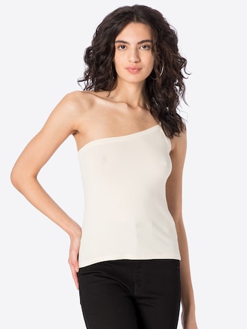 NU-IN Top in Beige: front