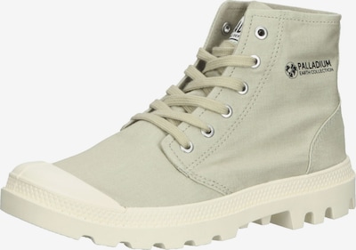 Palladium Lace-Up Ankle Boots in Beige / Light grey / Black, Item view