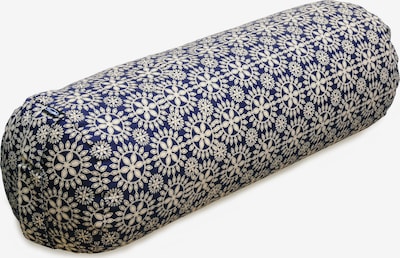 Yogishop Yoga-Bolster in dunkelblau / weiß, Produktansicht