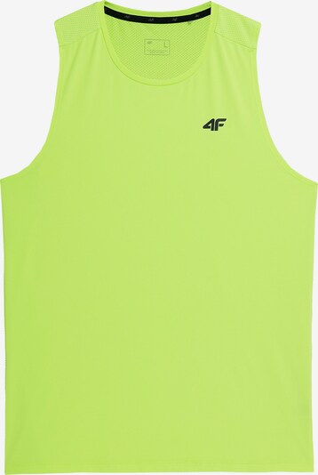 4F T-Shirt fonctionnel en vert fluo / noir, Vue avec produit
