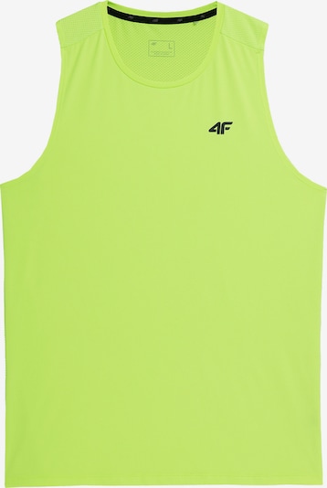 4F Koszulka funkcyjna w kolorze neonowa zieleń / czarnym, Podgląd produktu
