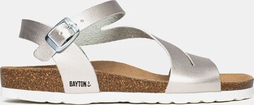 Bayton Strap sandal 'Jaeva' in Silver