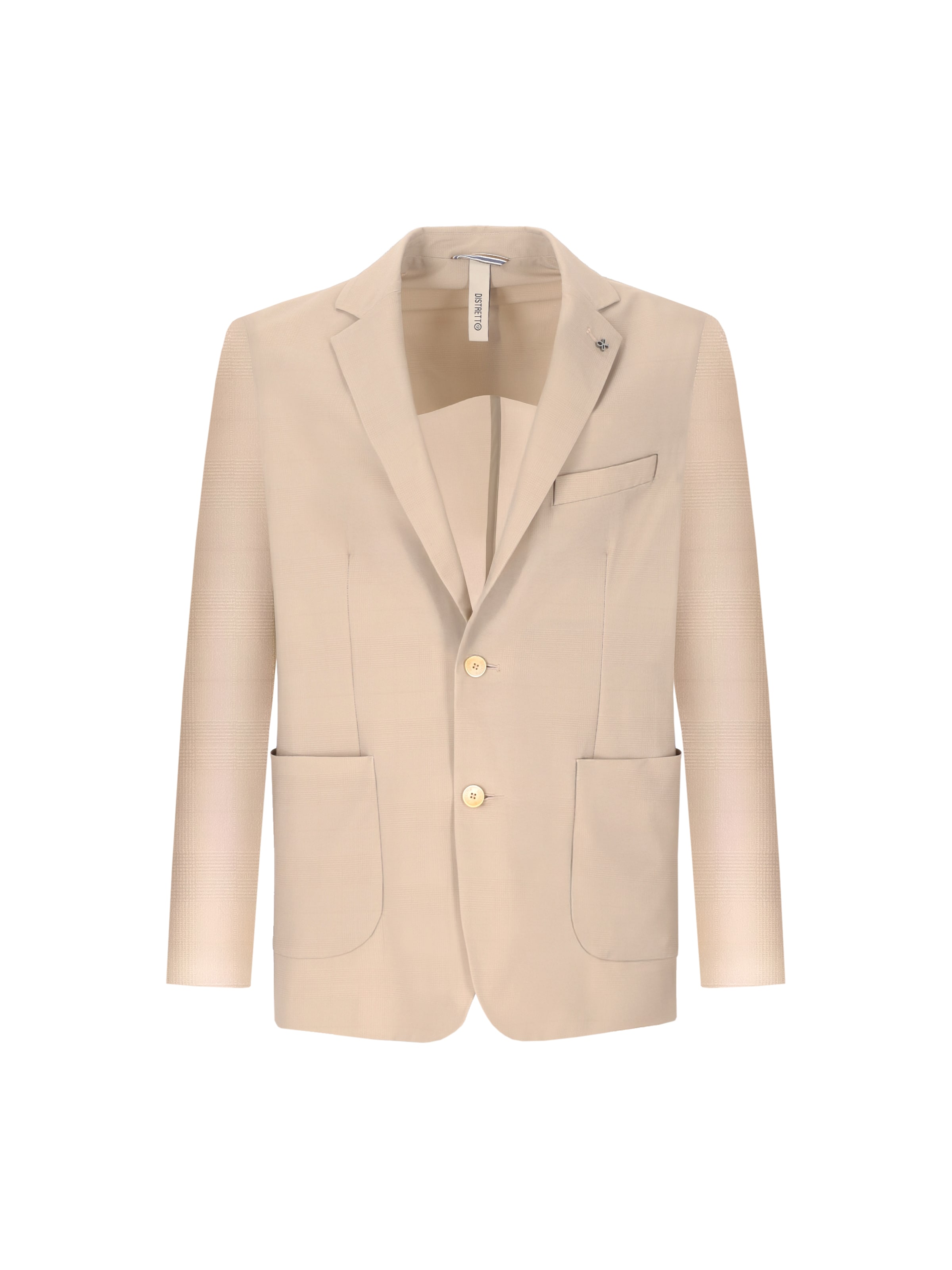 Regular fit Giacca business da completo di Distretto12 in beige: frontale