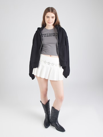 T-shirt 'NMMOLLY' Noisy may en gris