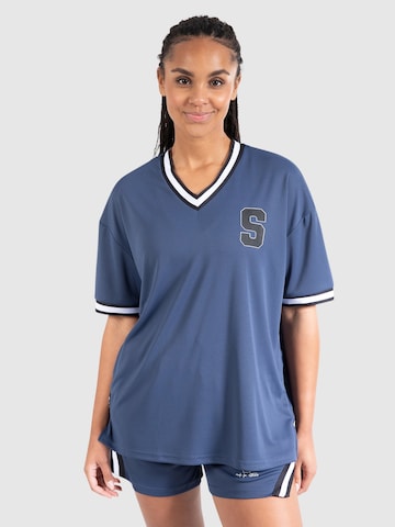 Smilodox Shirt in Blauw: voorkant