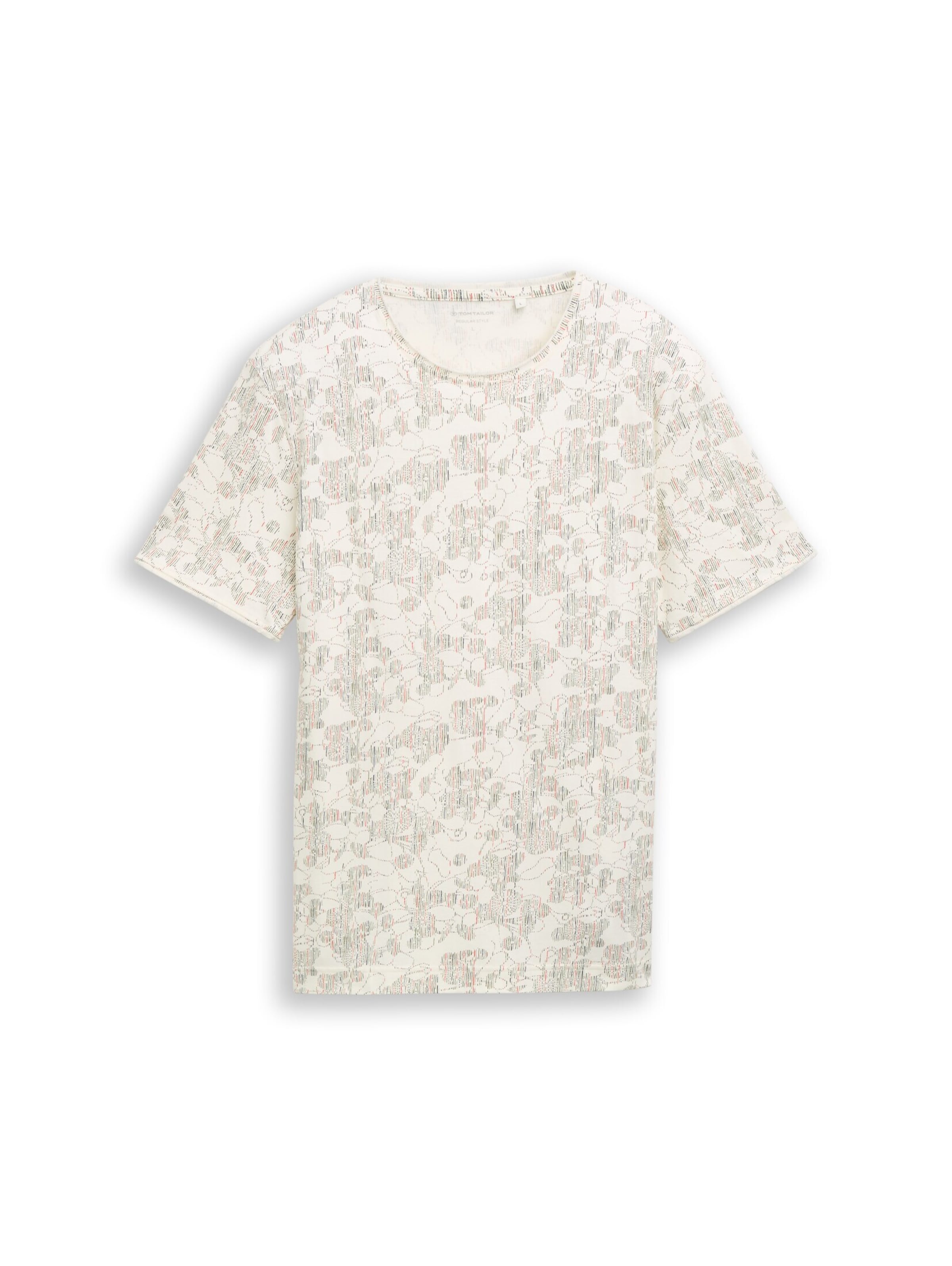 TOM TAILOR Shirt in Wit: voorkant