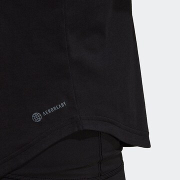 ADIDAS SPORTSWEAR Sporttop 'Aeroready Logo Graphic Racerback' in Schwarz