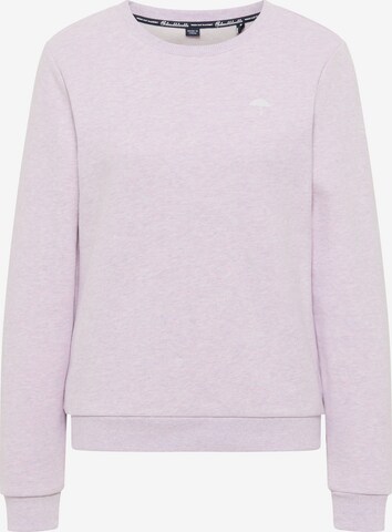 Schmuddelwedda Sweatshirt in Lila: predná strana