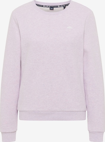 Schmuddelwedda Sweatshirt in Lila: predná strana