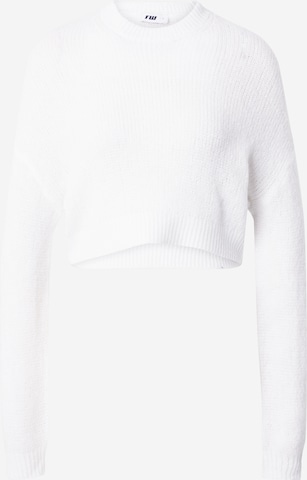 Pull-over Tally Weijl en blanc : devant