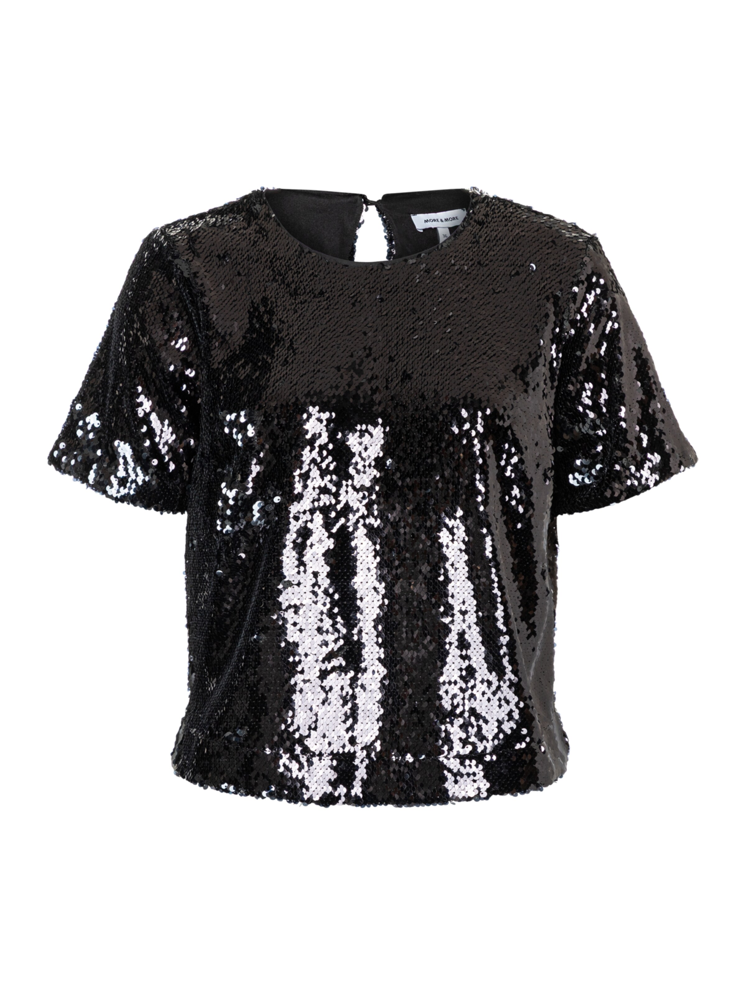 MORE & MORE Bluse in Schwarz: Vorderseite