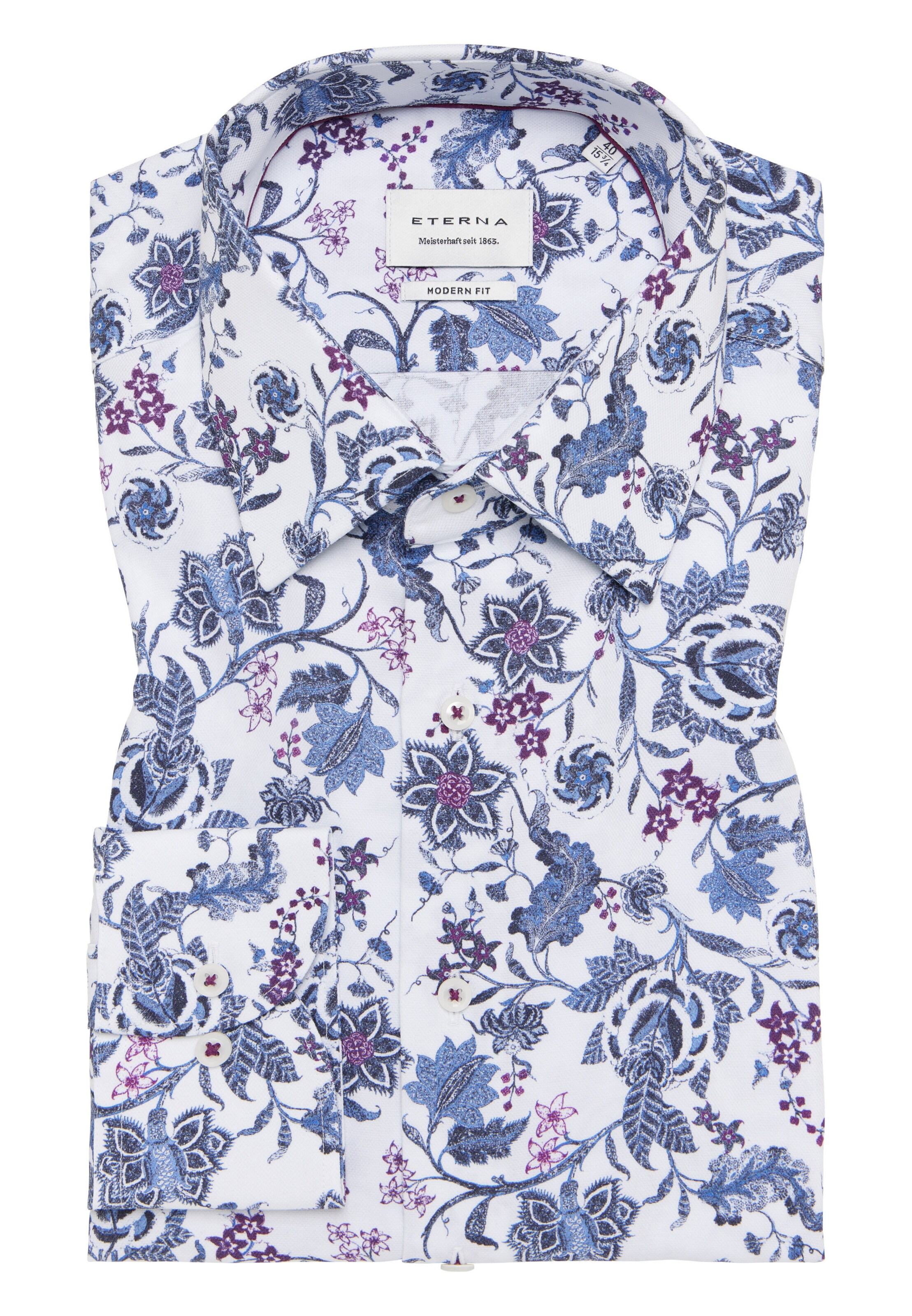 ETERNA Regular fit Business shirt in Blue