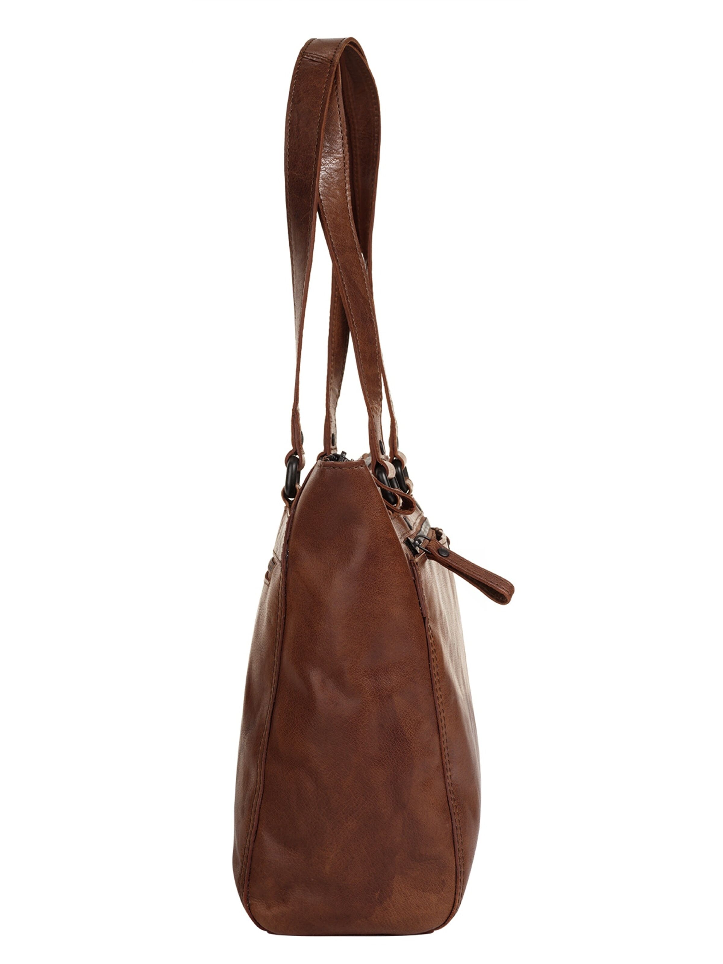 Cabas Spikes & Sparrow en marron
