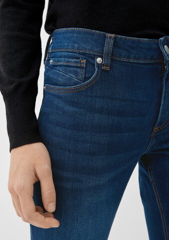 QS Slimfit Jeans 'Catie' in Blauw