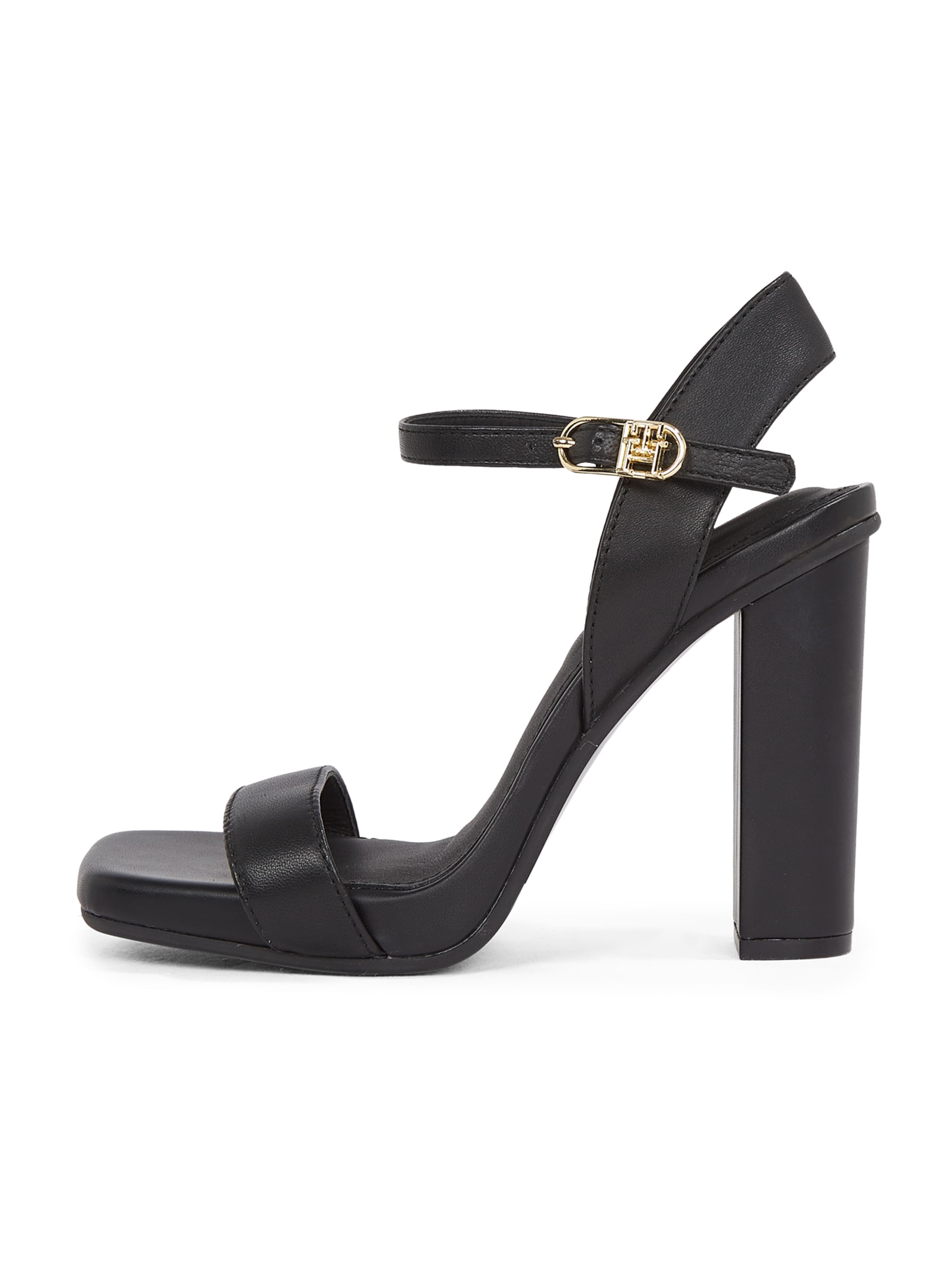 TOMMY HILFIGER Босоножки с ремешком в Черный: спереди