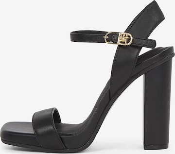 TOMMY HILFIGERSandale s remenčićima - crna boja: prednji dio