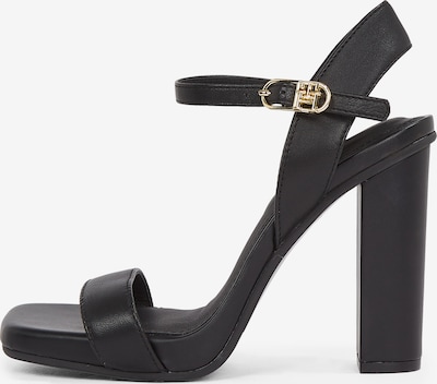 Basutės su dirželiais iš TOMMY HILFIGER, spalva – juoda, Prekių apžvalga