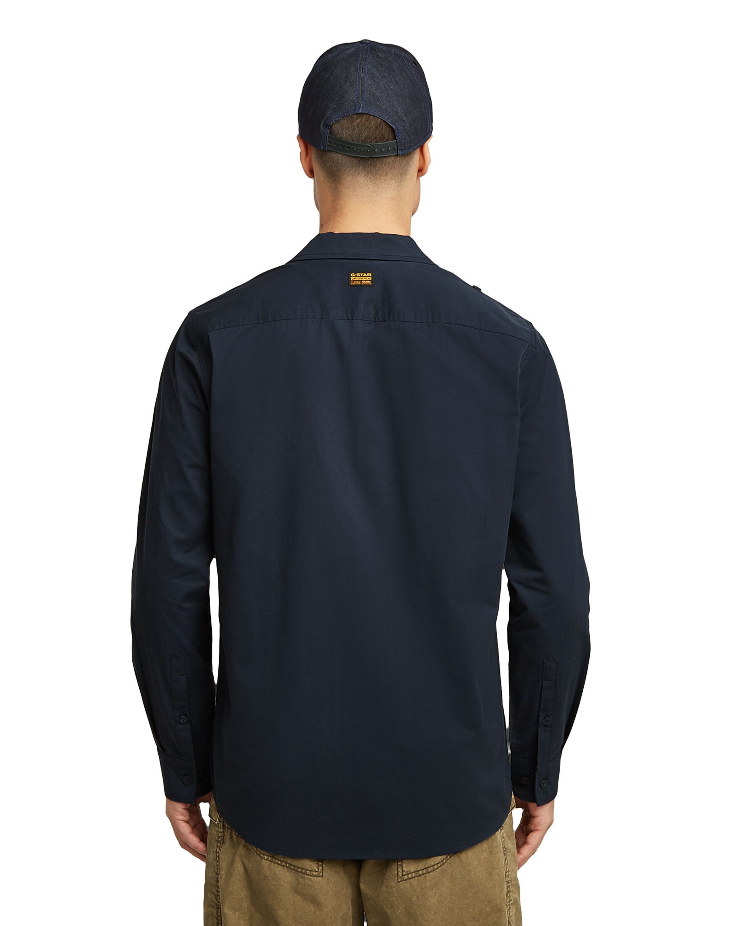G-STAR Regular fit Button Up Shirt in Blue
