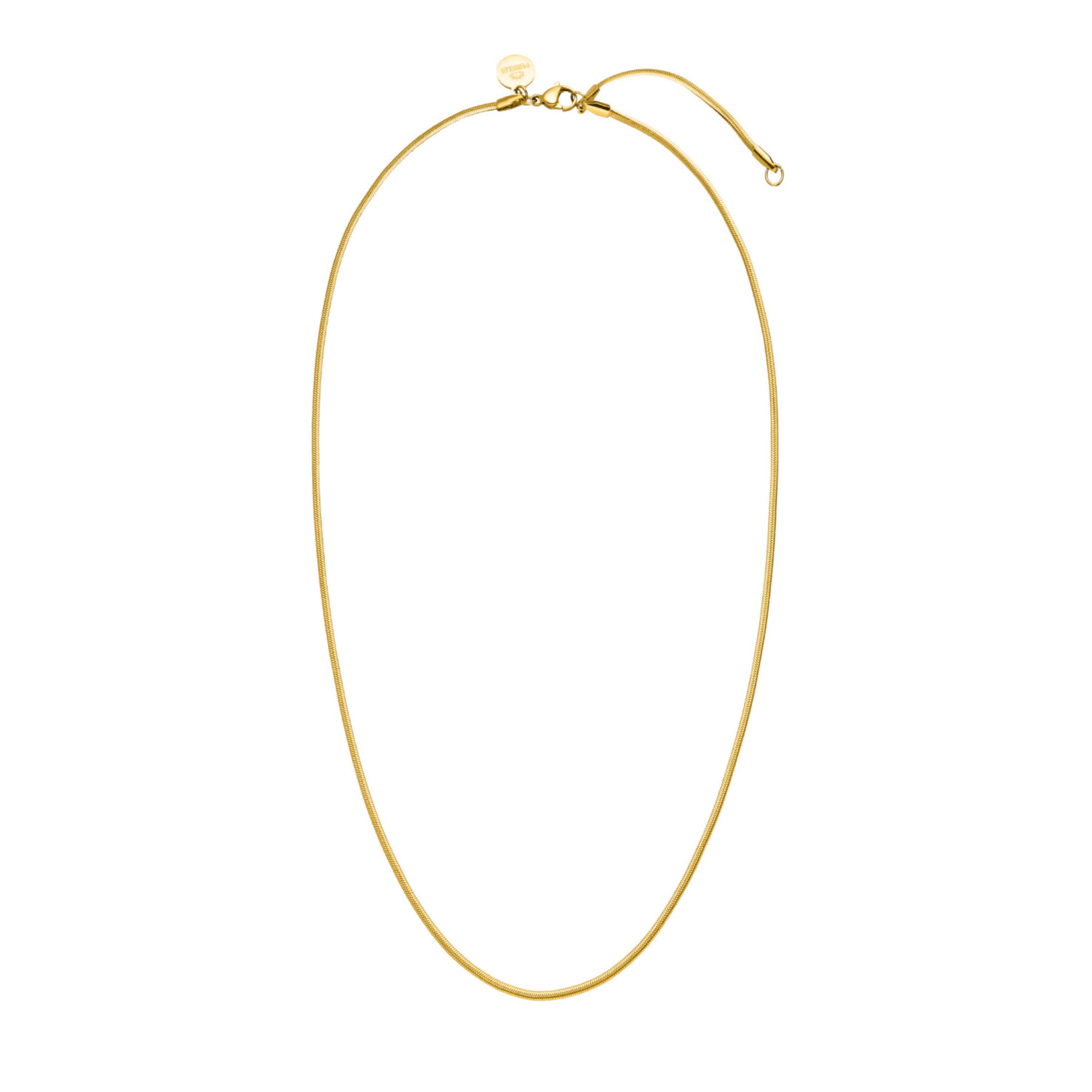 PURELEI - Cadena 'Sleeky' en oro: frente