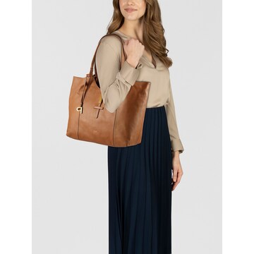 Sac bandoulière 'Whisper' Picard en marron : devant