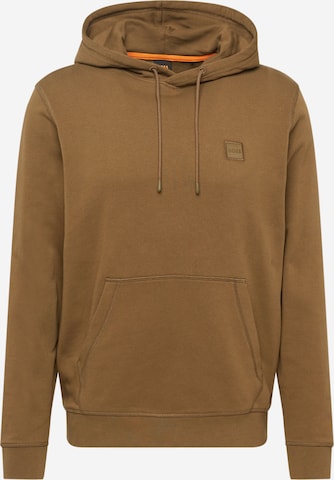 BOSS Свитшот 'Wetalk' в Зеленый: спереди