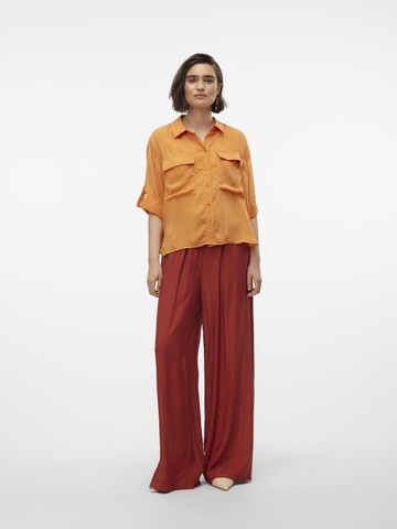 Chemisier 'VMFabiana' VERO MODA en orange