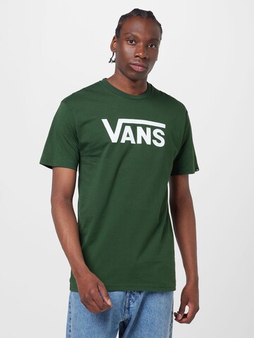 VANS - Camisa em verde: frente