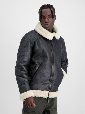 ALPHA INDUSTRIES Vinterjacka 'B3 FL' i svart