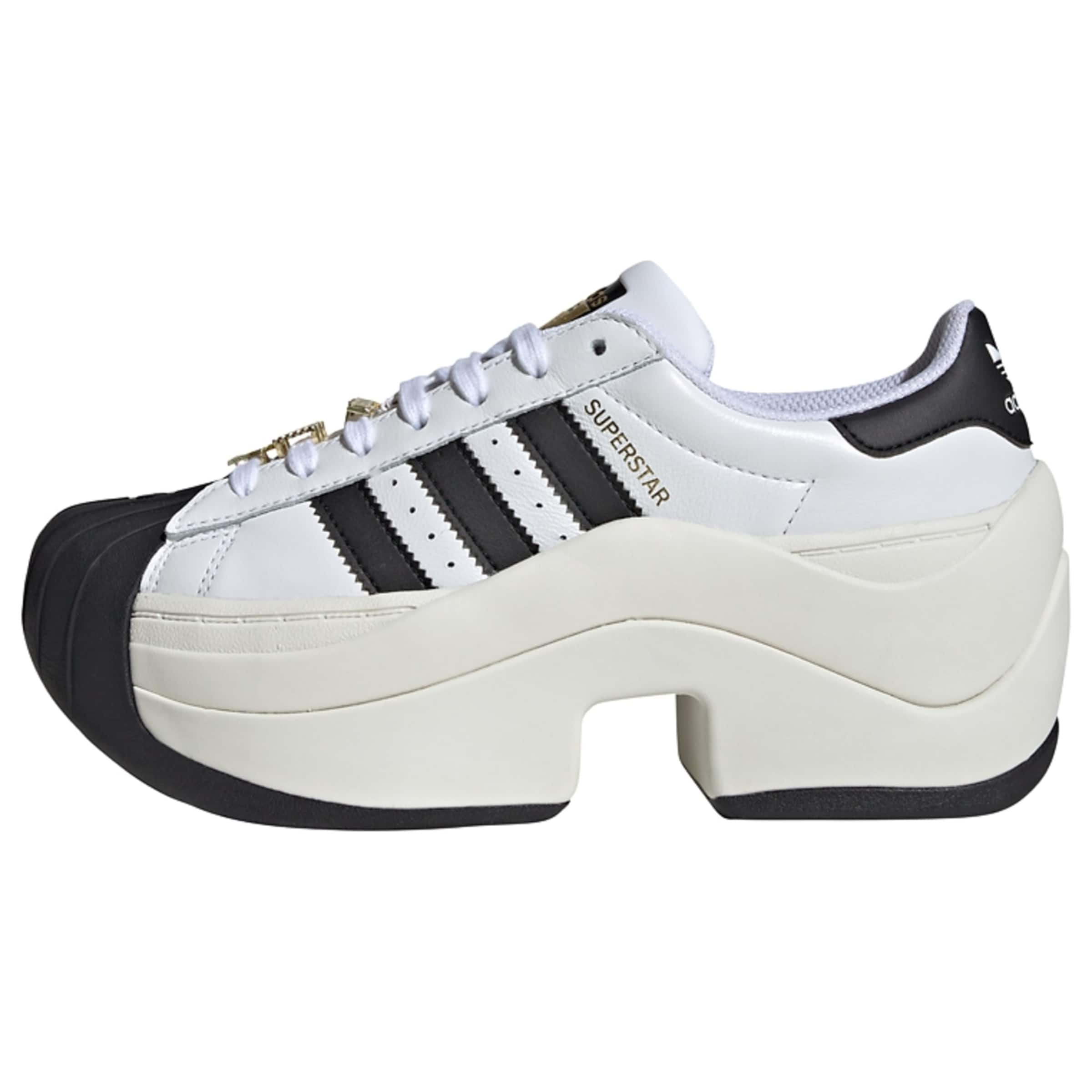 Baskets basses 'Superstar Bold' ADIDAS ORIGINALS en blanc : devant