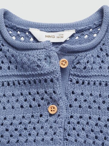 MANGO KIDS Knit Cardigan 'Hibisco' in Blue