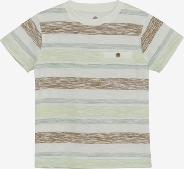 EN FANT - Camisola ' ENT-shirt Stripe ' em castanho: frente