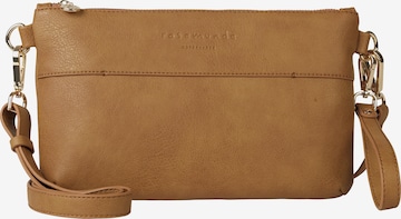 rosemunde Clutch in Bruin: voorkant