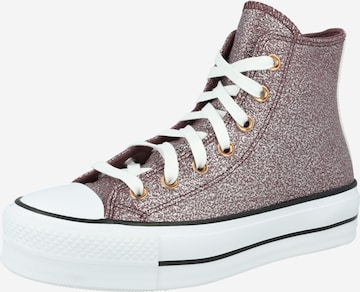 CONVERSE Korkeavartiset tennarit värissä punainen: edessä