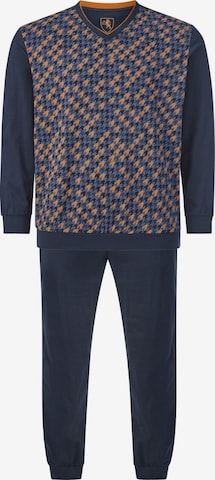 Charles Colby Long Pajamas ' Lord Reyns ' in Blue: front