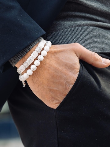 GT Collection Armband 'Single-Bead' in Weiß