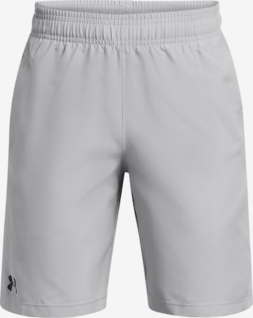 UNDER ARMOUR Sportbroek 'Tech Woven' in Grijs: voorkant