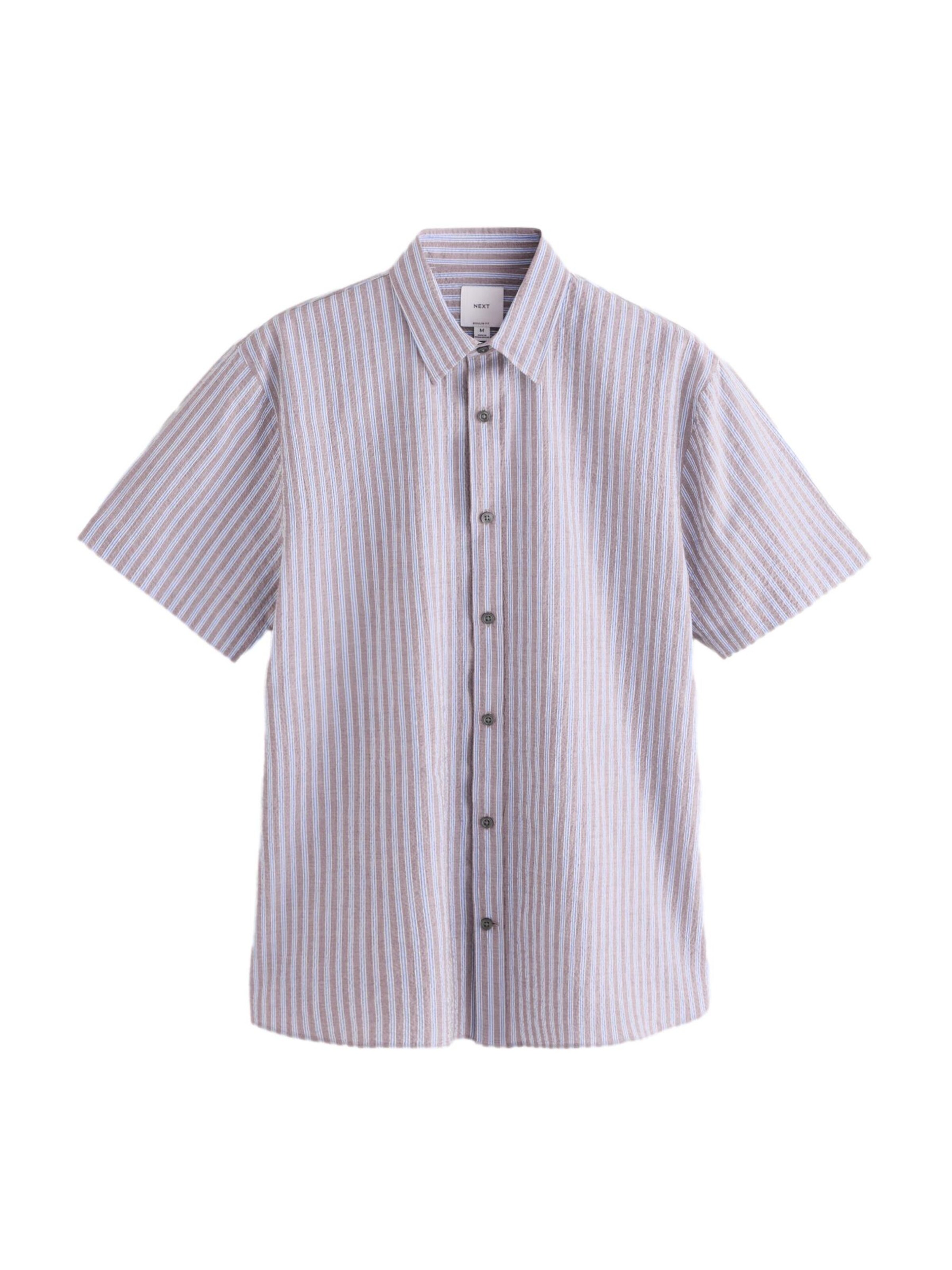 Next Regular Fit Hemd in Braun: Vorderseite