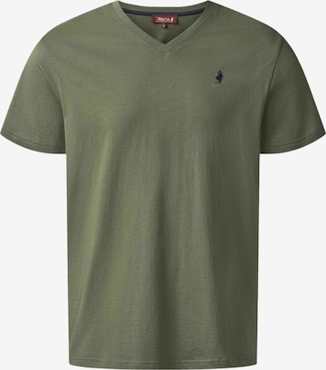 MCS Regular fit Button Up Shirt ' Texacana ' in Green: front