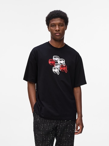 Karl Lagerfeld Shirt in Black: front