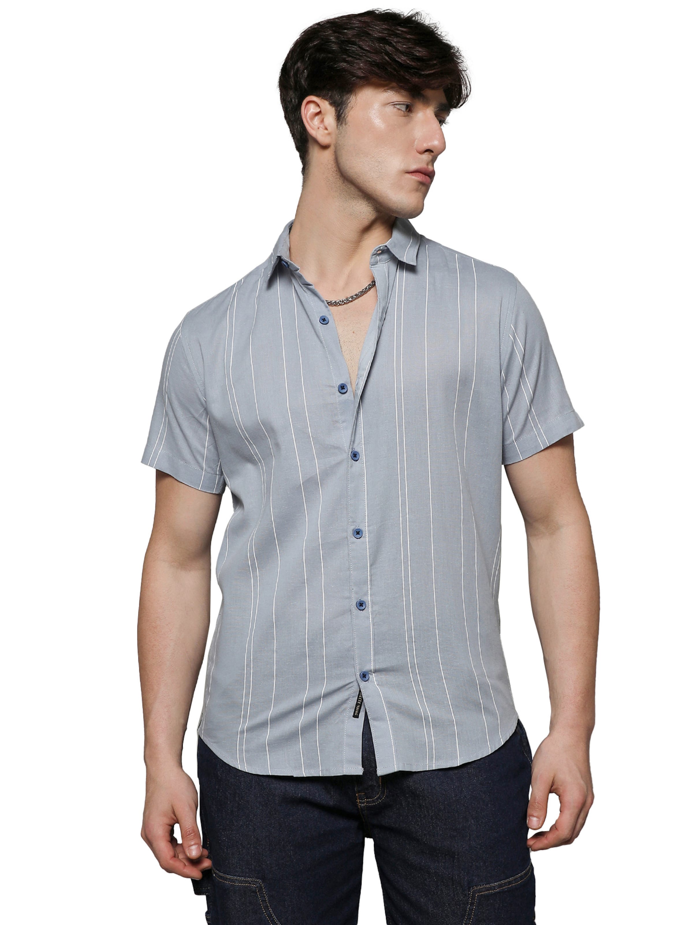 Campus Sutra Regular fit Ing ' Kaiden ' - kék: elől