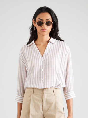 VERO MODA - Blusa 'VMOLLIE' em castanho: frente