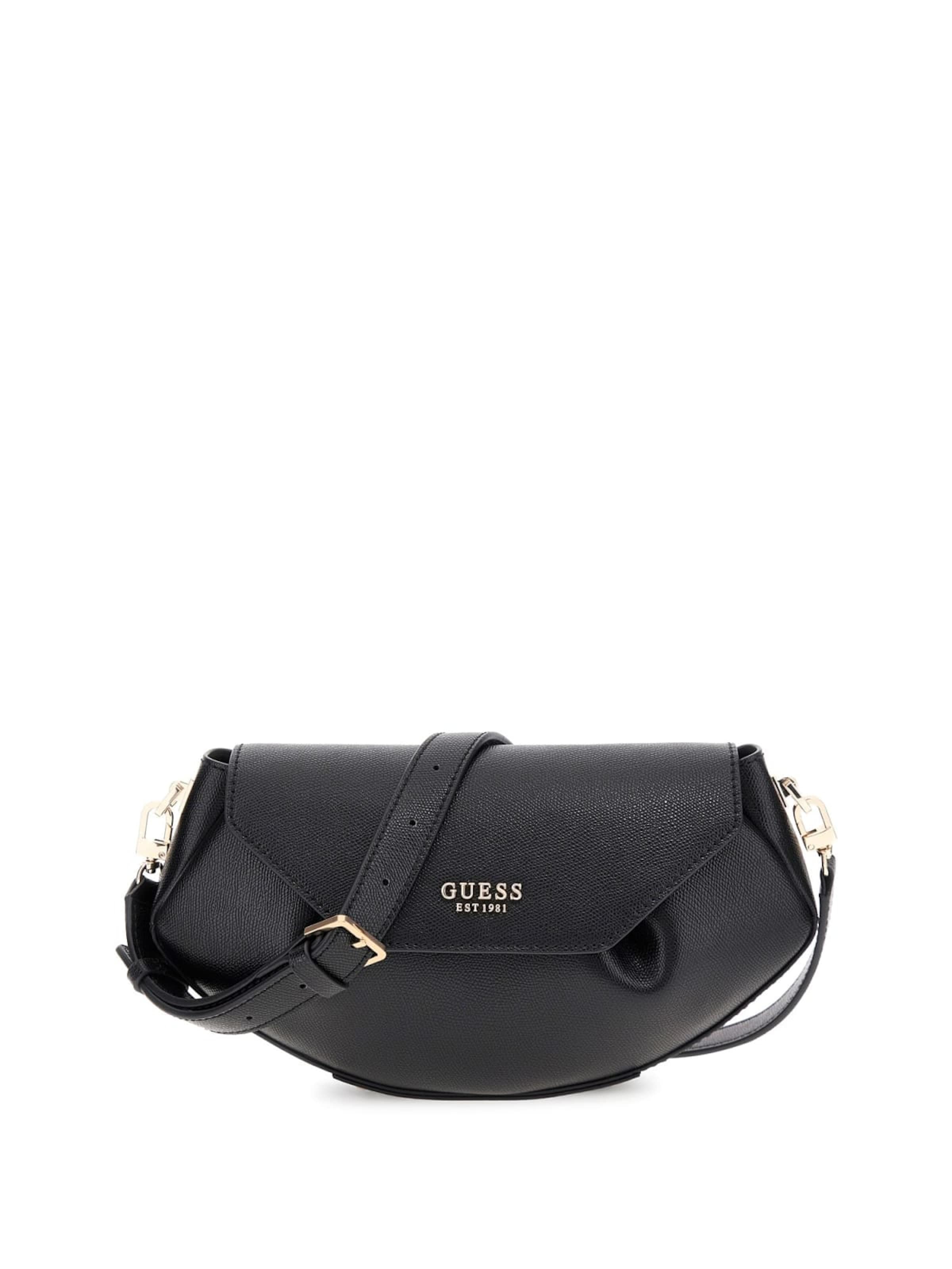 Borsa a tracolla di GUESS in nero: frontale