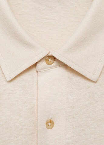 MANGO MAN Regular fit Button Up Shirt in White
