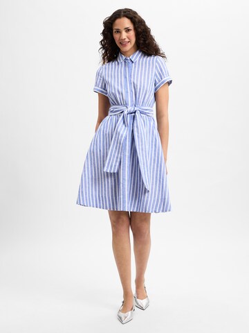 Ambiance Shirt Dress in Blue: front