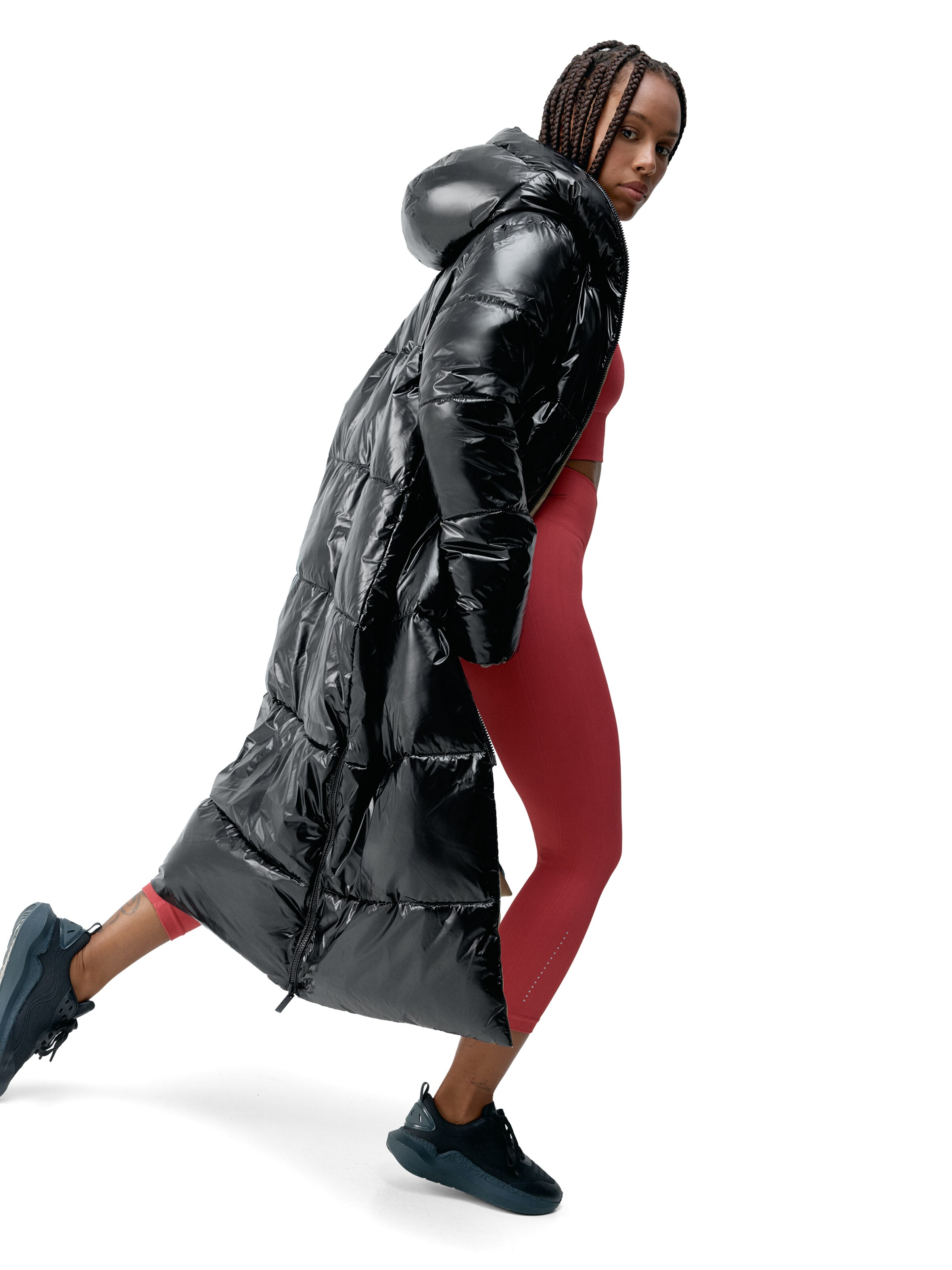 Born Living Yoga Winter coat 'Naidine' in Beige