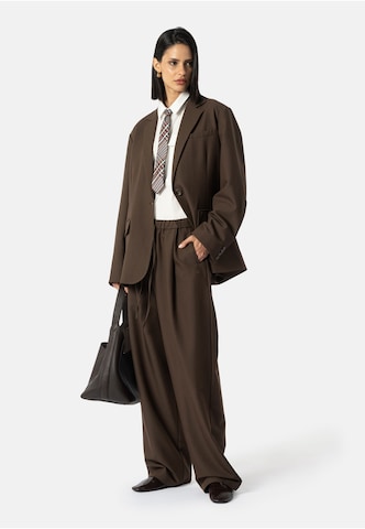 Wide Leg Pantalon 'Lexiane' Elias Rumelis en marron